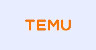 temu logo white